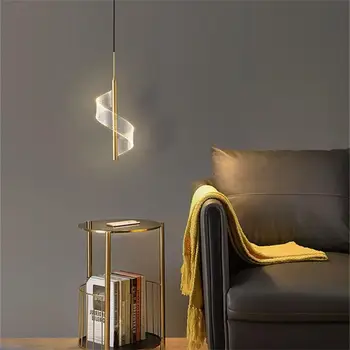 Bar Lampa Jeden Vedúci Luxusné Minimalistický Plynulé Prispôsobenie Unikátny Minimalistický Dizajn, Vysoká Kvalita Luster Osvetlenie Populárne Lampa
