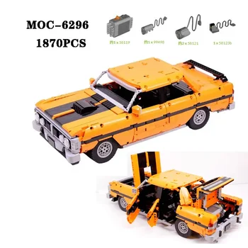 Stavebným MOC-6296 klasické športové auto vysokej obtiažnosti spojov stavebnicových častí 1870PCS dospelých a detských hračiek dary